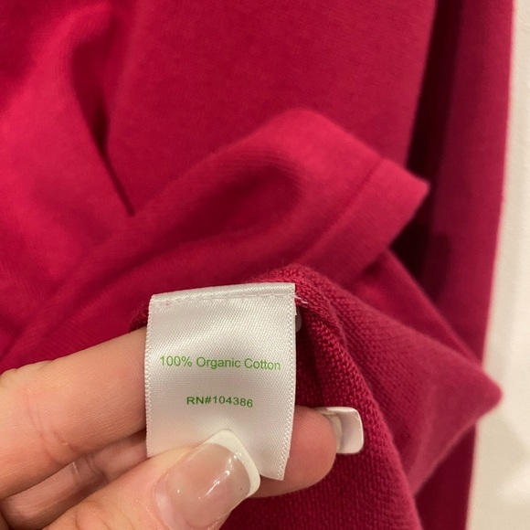 Garnet Hill Organic Cotton Sweater Size XL EUC - Picture 4 of 5